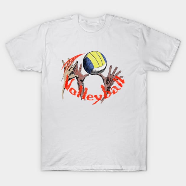 Volleyball T-Shirt by sibosssr